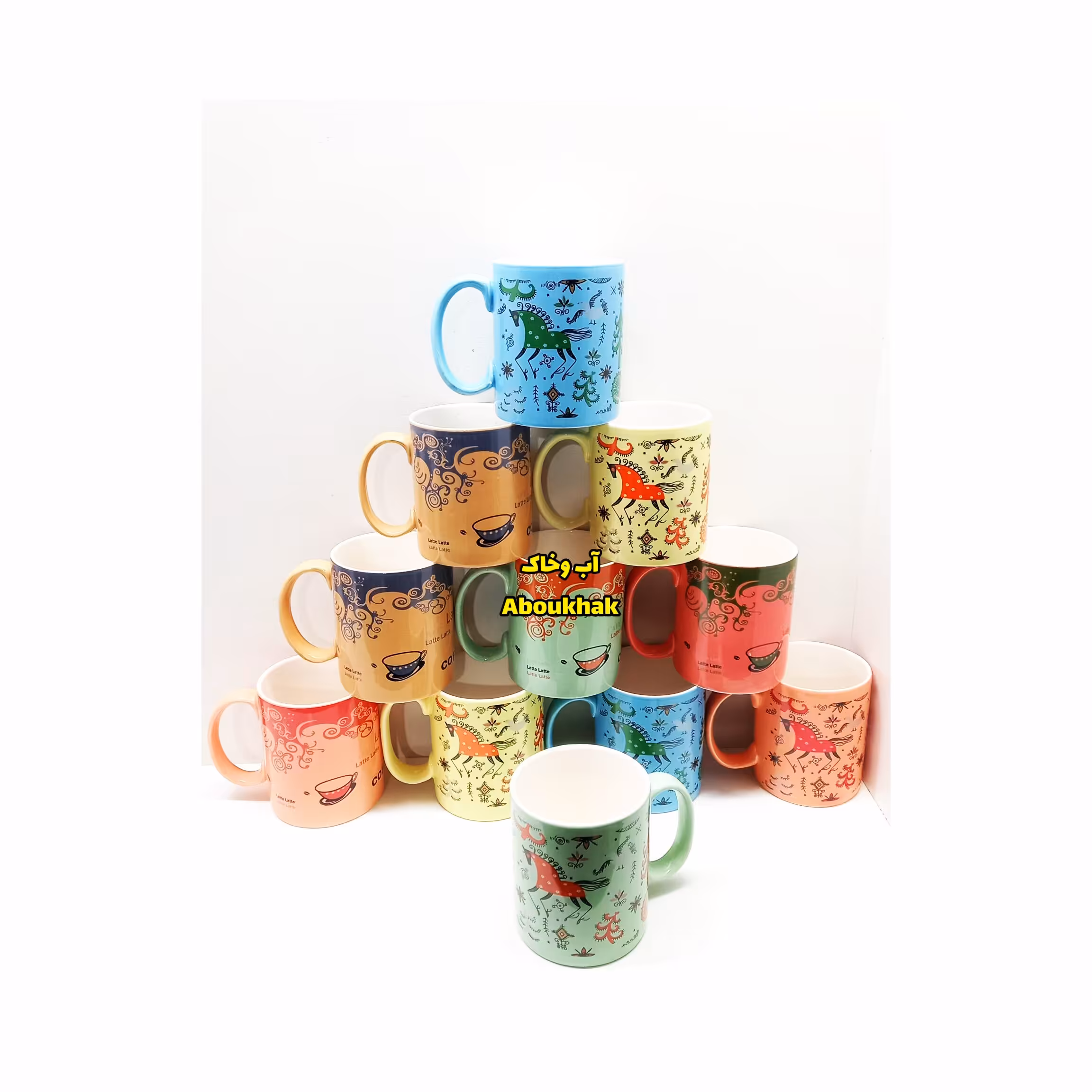 ماگ چینی رنگی ونیز