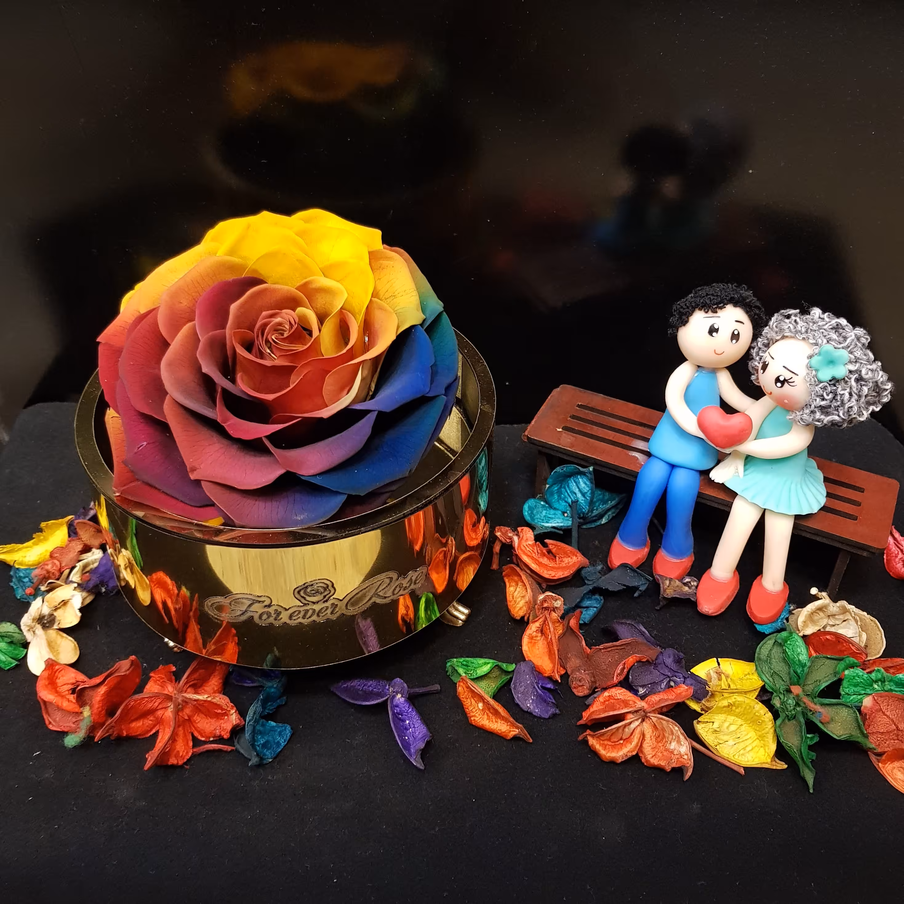 باکس موزیکال رز جاودان سایز کینگ یابزرگ