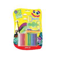 خمیربازی وکیومی 12 رنگ با ابزار آریا