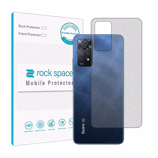 گلس محافظ پشت گوشی شیائومی Redmi Note 11 Pro 5G مدل نانو هیدروژل مات برند راک اسپیس کد 19440S