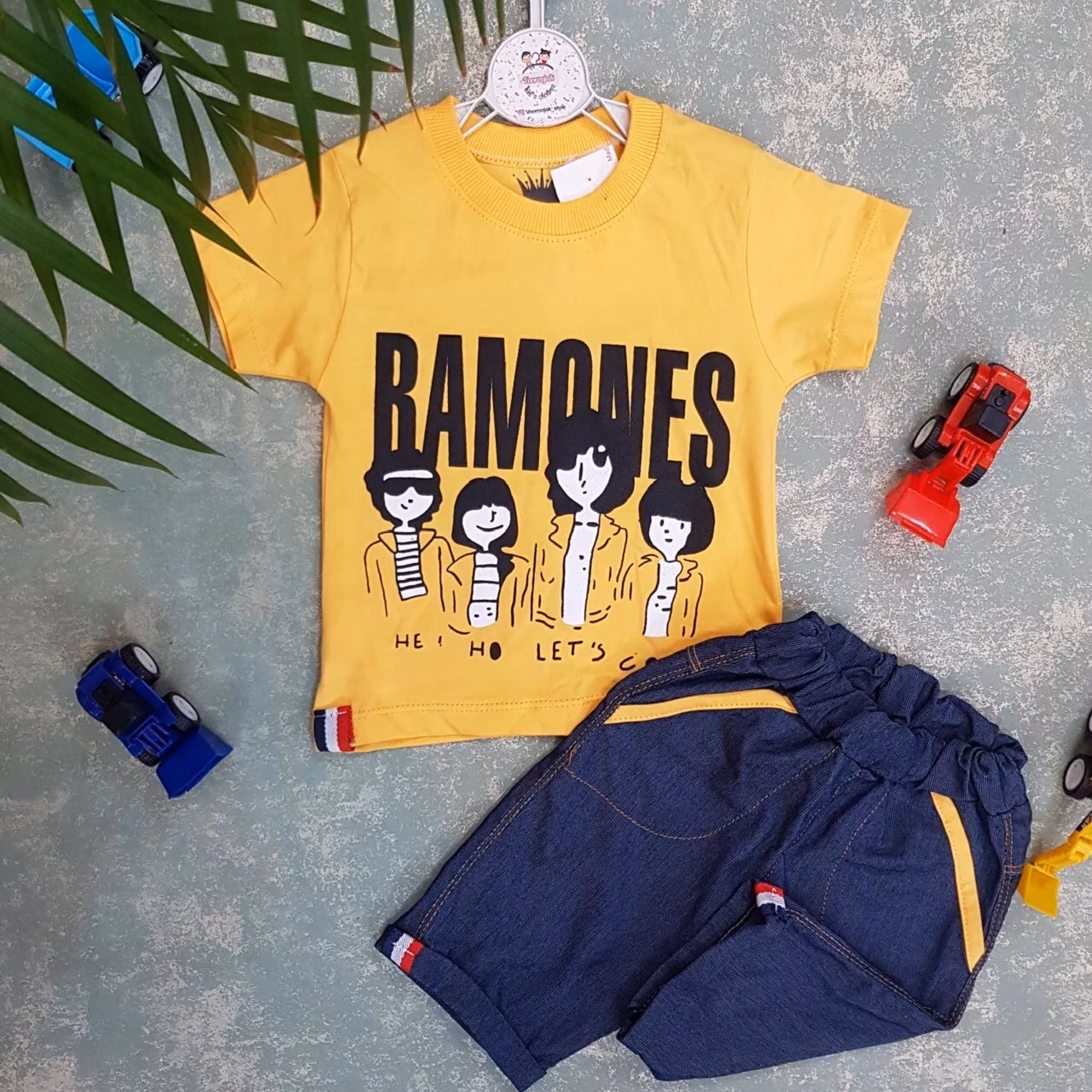 ست تیشرت و شلوارک پسرانه