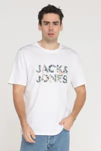 تی شرت سفید مردانه و زنانه جک اند جونز Jack Jones برند دانمارک Jack &amp; Jones