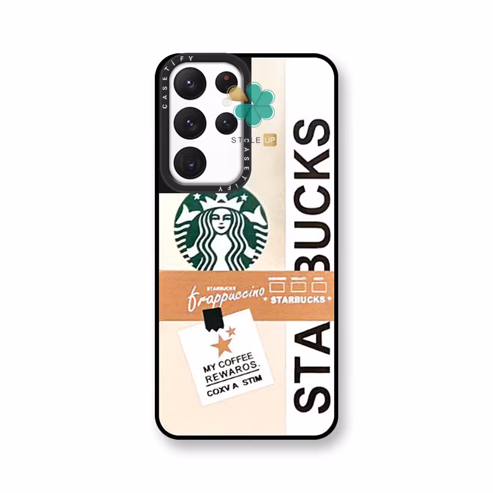 قاب گوشی آینه ای STARBUCKS مناسب Samsung Galaxy S22 Ultra