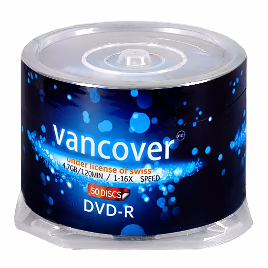 دی وی دی ونکوور باکس دار DVDخام لوح فشرده 