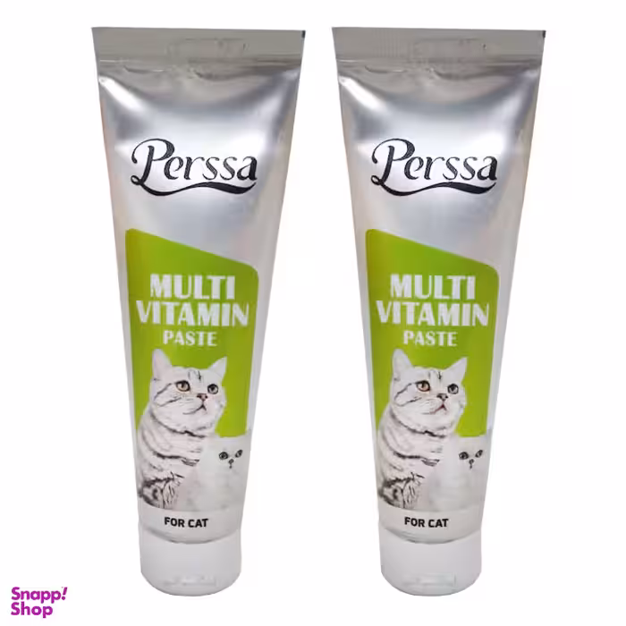 خمیر مولتی ویتامین گربه پرسا مدل Multi Paste  وزن 100 گرم  بسته 2 عددی