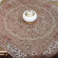 رومیزی ترمه ابریشمی برند رضایی دارای نشان اصل زیر قیمت نمایندگی