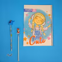 دفتر  فنری50برگ فانتزی کد09