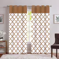 پرده چاپی پانچی طرح ساده کد SA-5904