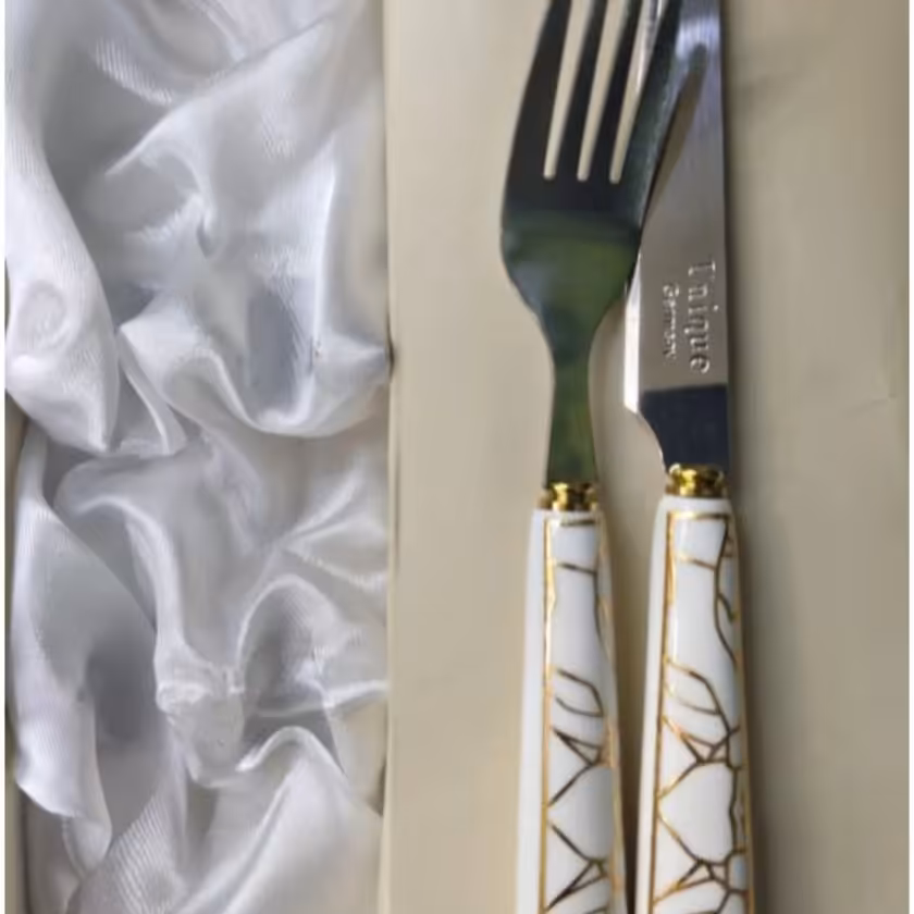 کارد و چنگال سرامیک یونیک کد 2450