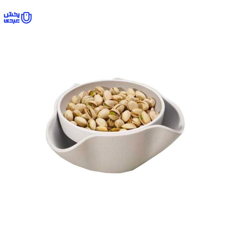ظرف تخمه خوری دو تکه