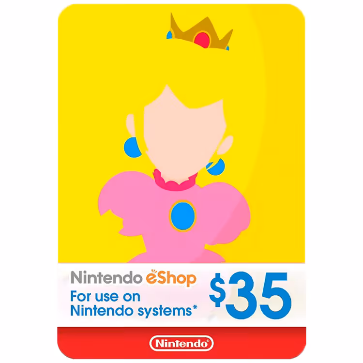 گیفت کارت نینتندو 35 دلاری آمریکا