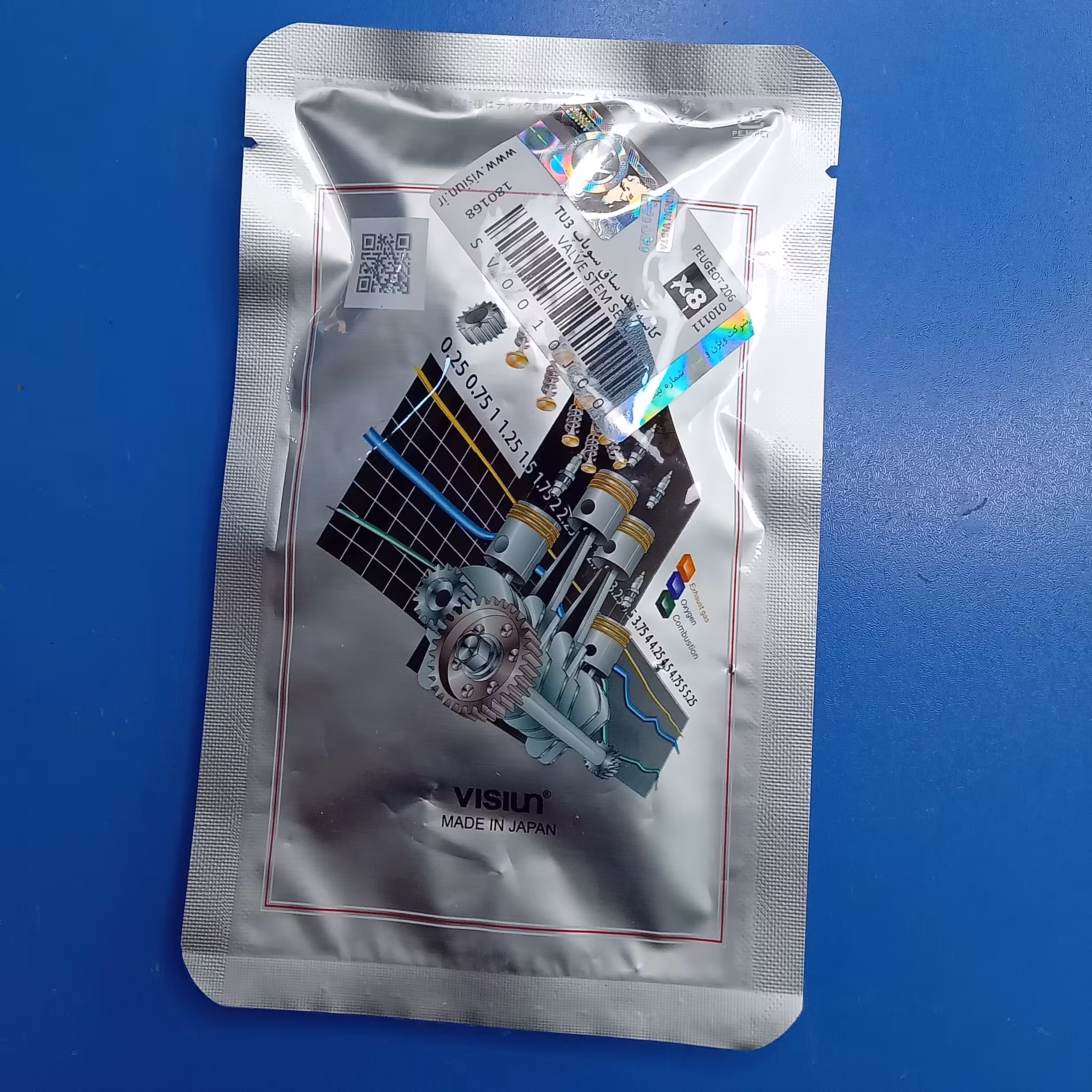 کاسه نمد ساق سوپاپ ویژن ژاپن اصلی پژو 206 تیپ 2و3