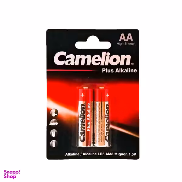 باتری قلمی کملیون مدل Plus Alkaline کد 025 بسته 2 عددی