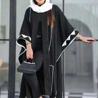 پانچو زنانه ابروبادی مدل مانتو عبایی هلما