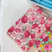 دفترچه جیبی گلی طرح 17