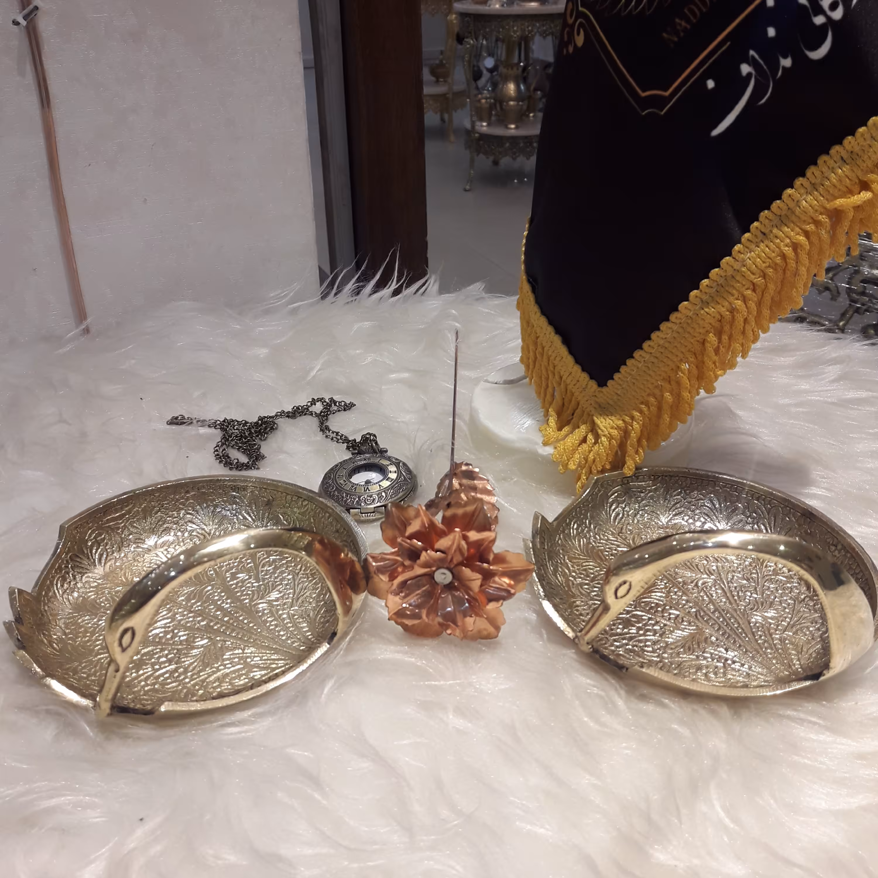 خرماخوری طرح گل صنایع دستی هندوستان