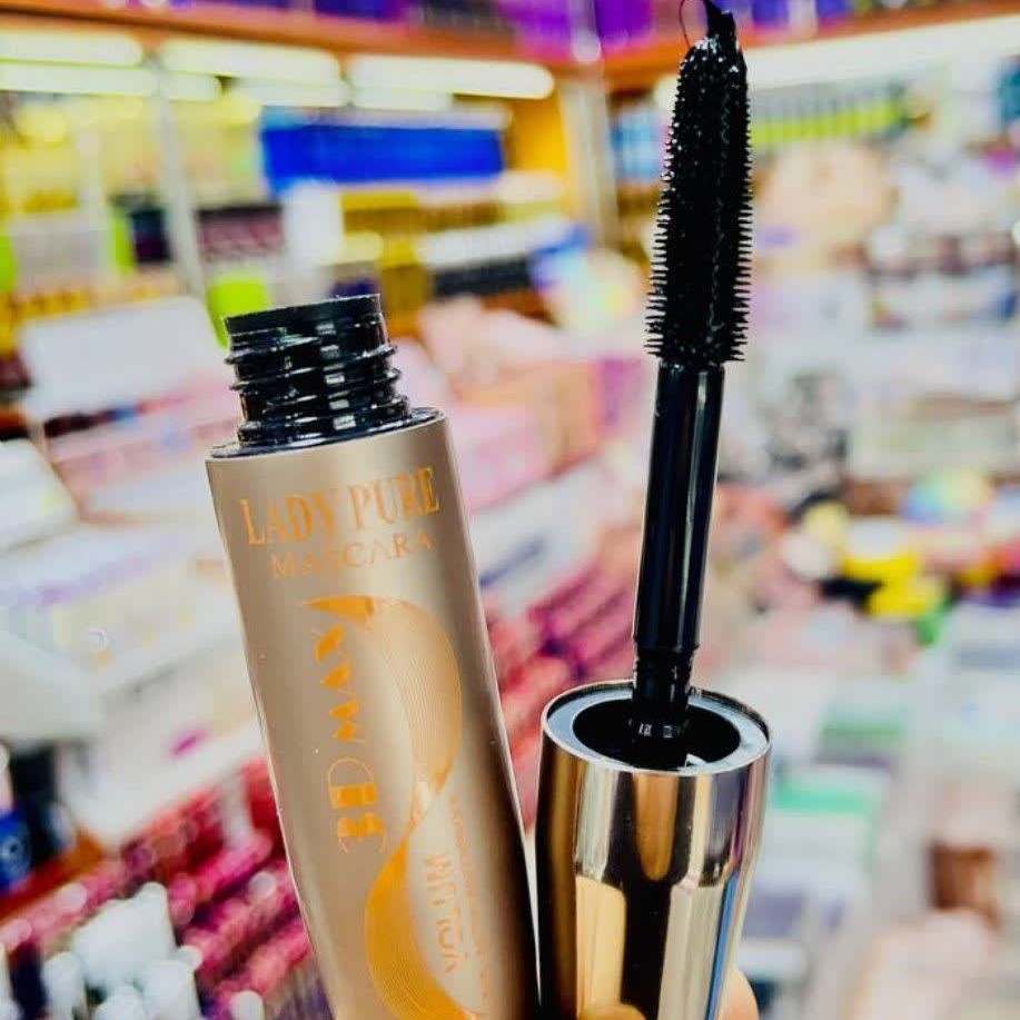 ریمل فوق حرفه ای پوکه فلزی لیدی پیور فرچه ژله ای اصلی