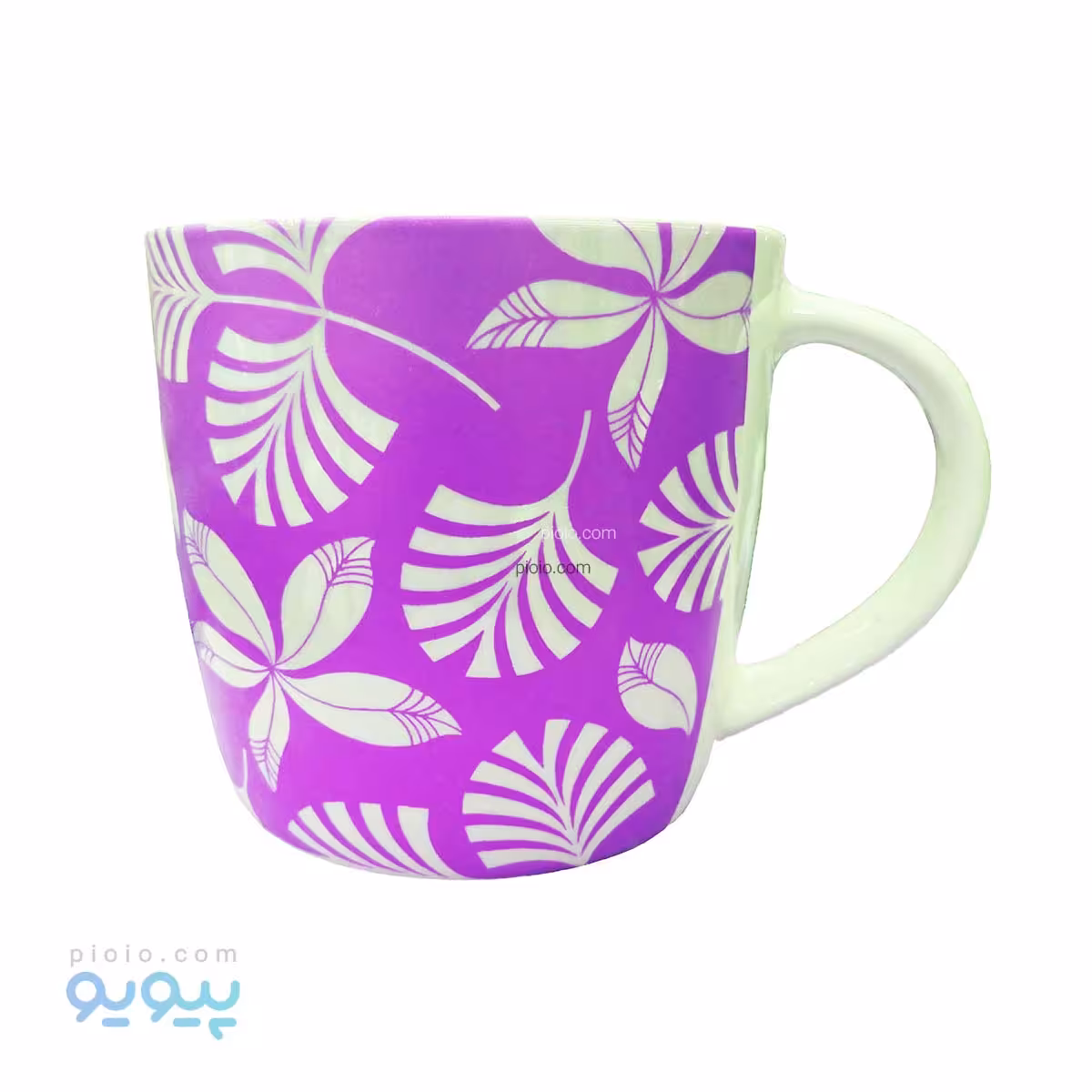 ماگ سرامیکی با طرح گل در 4 رنگ عمده و کارتنی