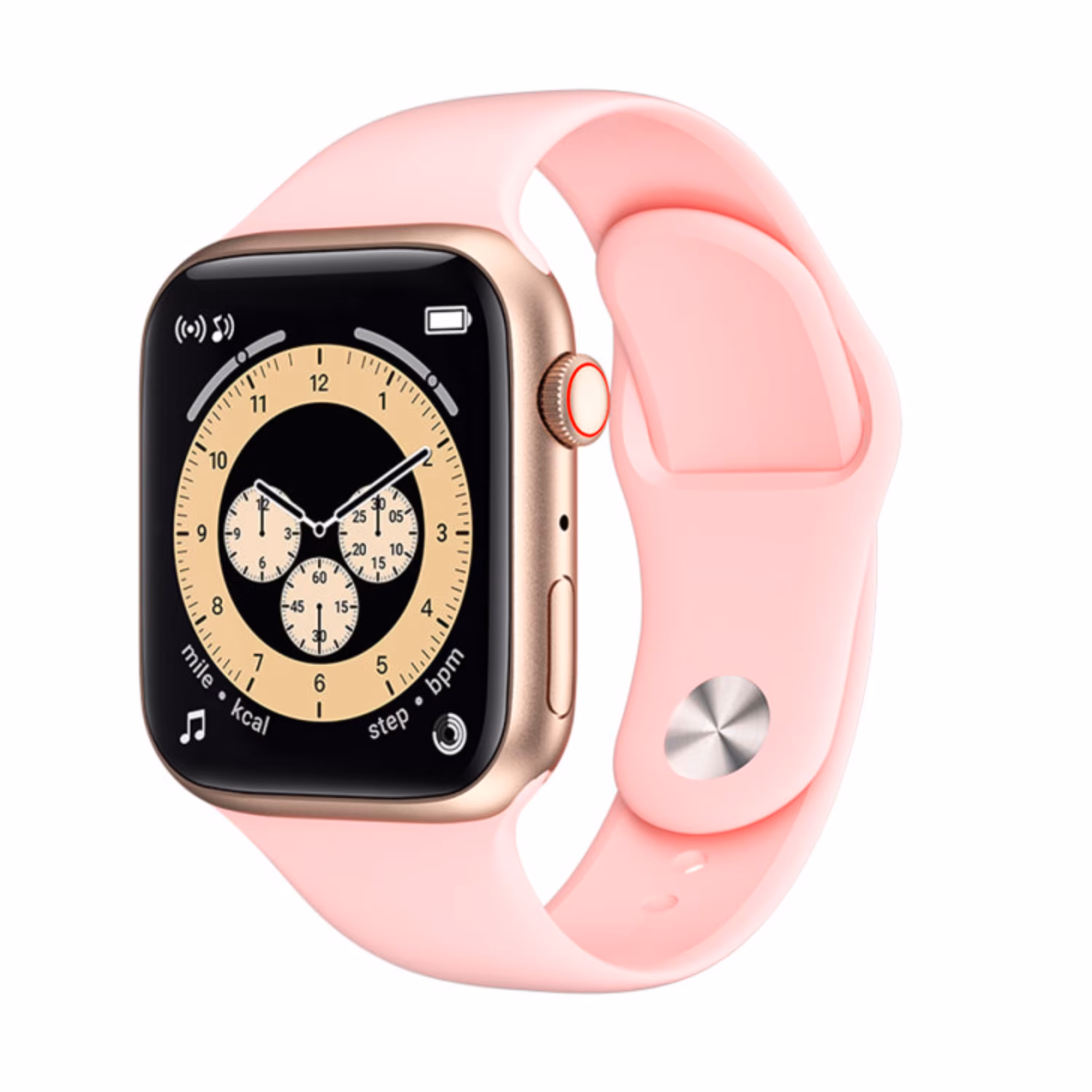 ساعت هوشمند اصلی مدل W26 Plus 2022 - صورتی