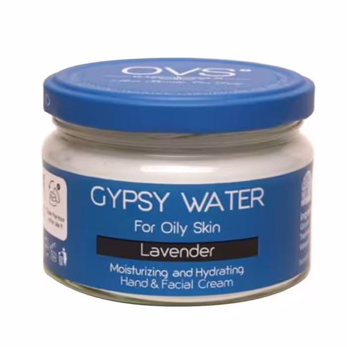 کرم شیشه ای آبرسان جیپسی واتر لوندر مناسب پوست چرب  OVS