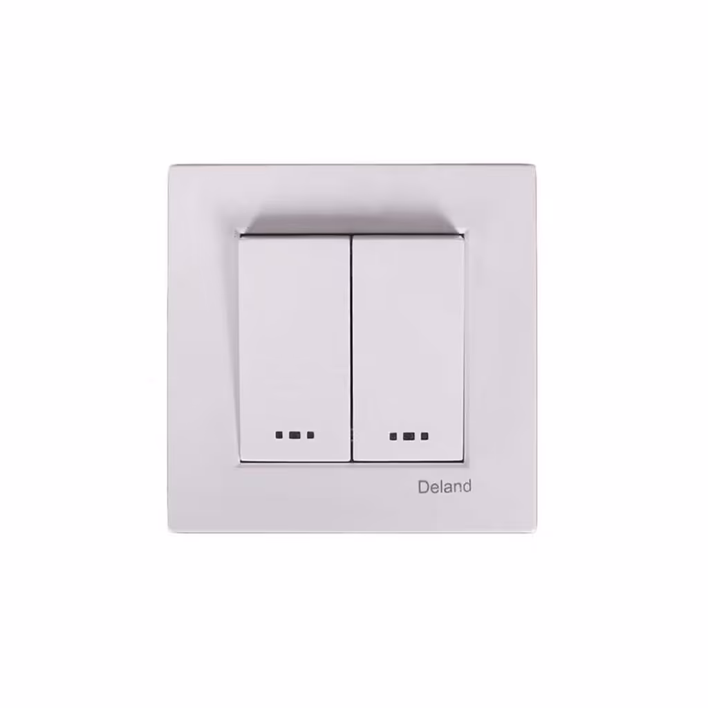 قیمت، مشخصات و خرید کلید دو پل دلند سفید مدل آسا | نت ران