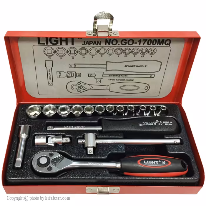 جعبه بکس لایت 17 پارچه مدل GO-1700MQ