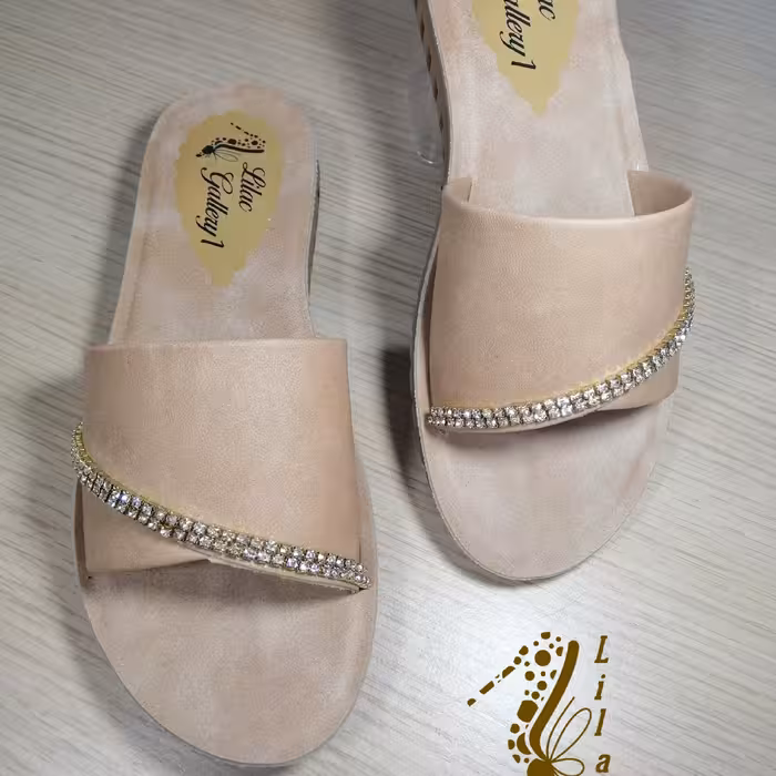 دمپایی نگین دار