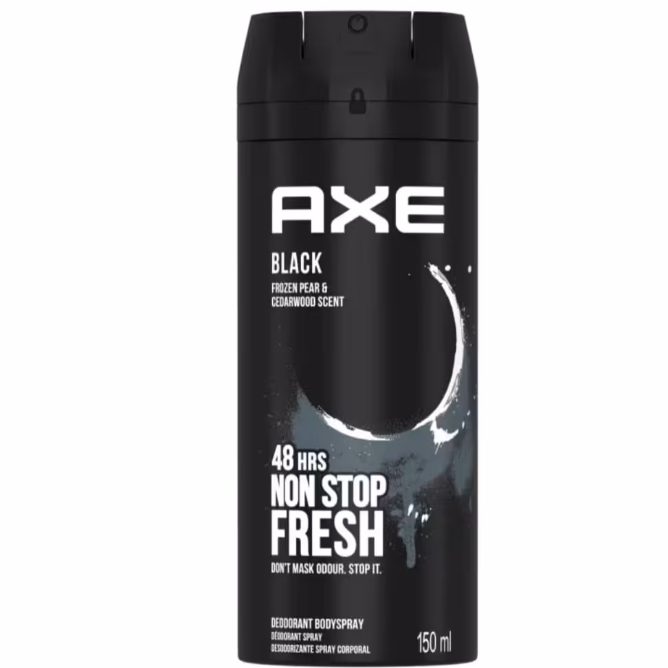 اسپری مردانه اکس AXE مدل BLACK NON STOP FRESH حجم 150 میلی لیتر

