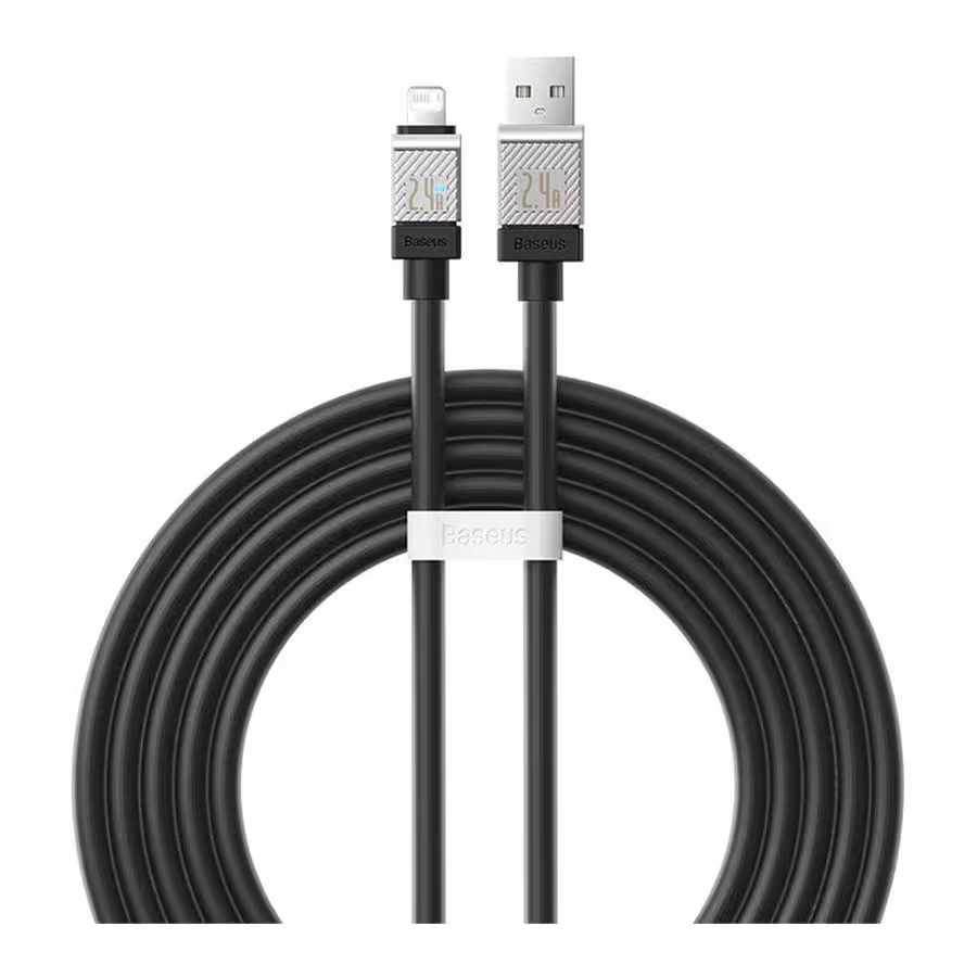 قیمت و خرید کابل تبدیل 2 متری USB به لایتنینگ بیسوس مدل Coolplay CAKW000501 | یاس ارتباط