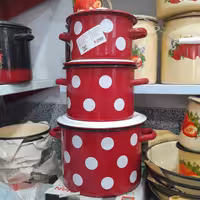 سرویس قابلمه 6پارچهه لعابی 