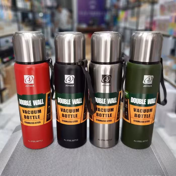 فلاسک 800 میل جویوس دارای فیلتر صافی  درب استیل