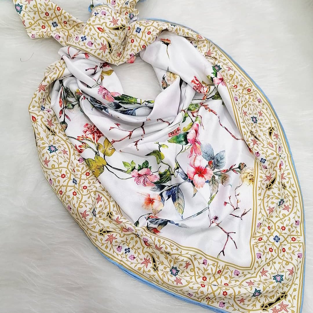 روسری گل بهاری