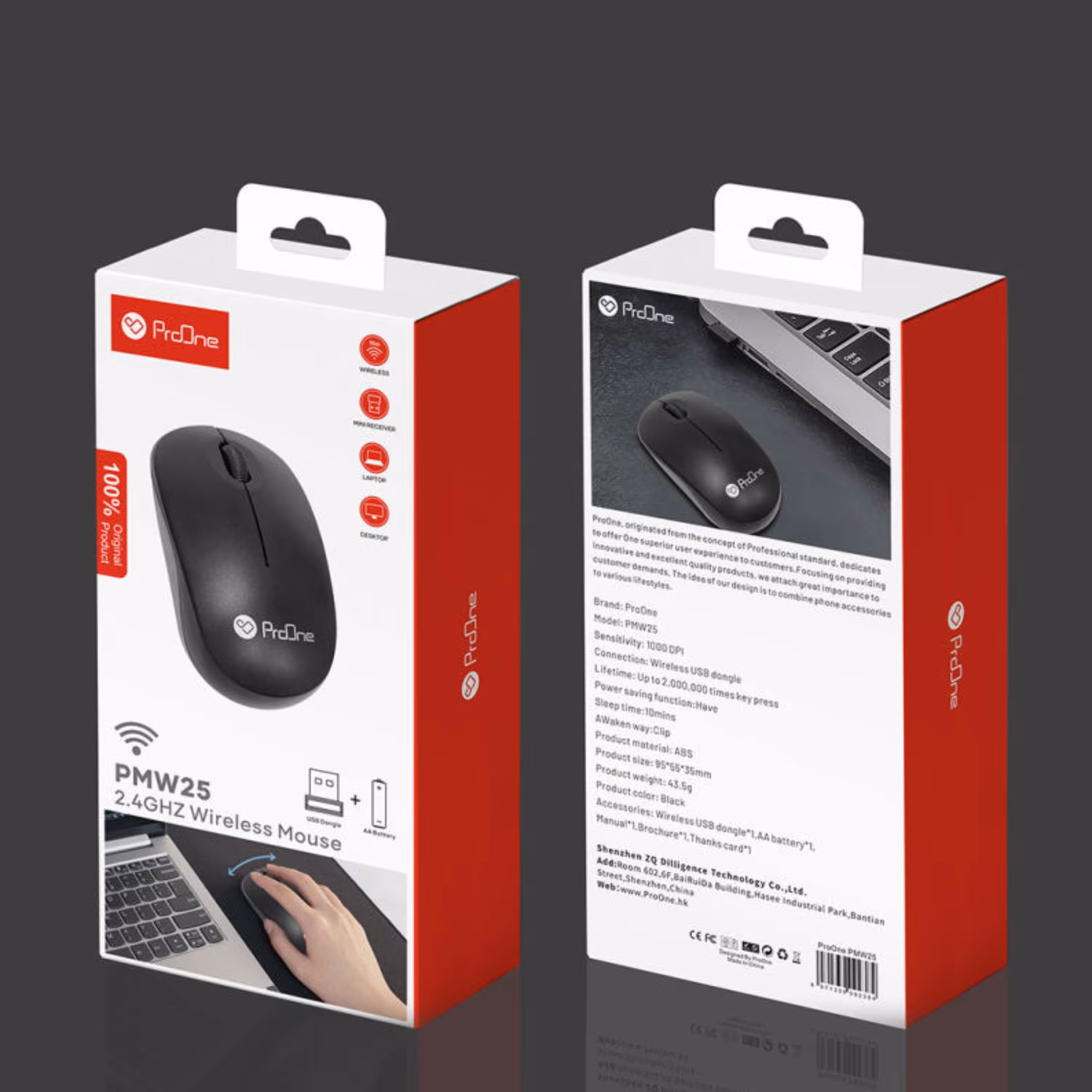 موس بدون سیم ProOne PMW10