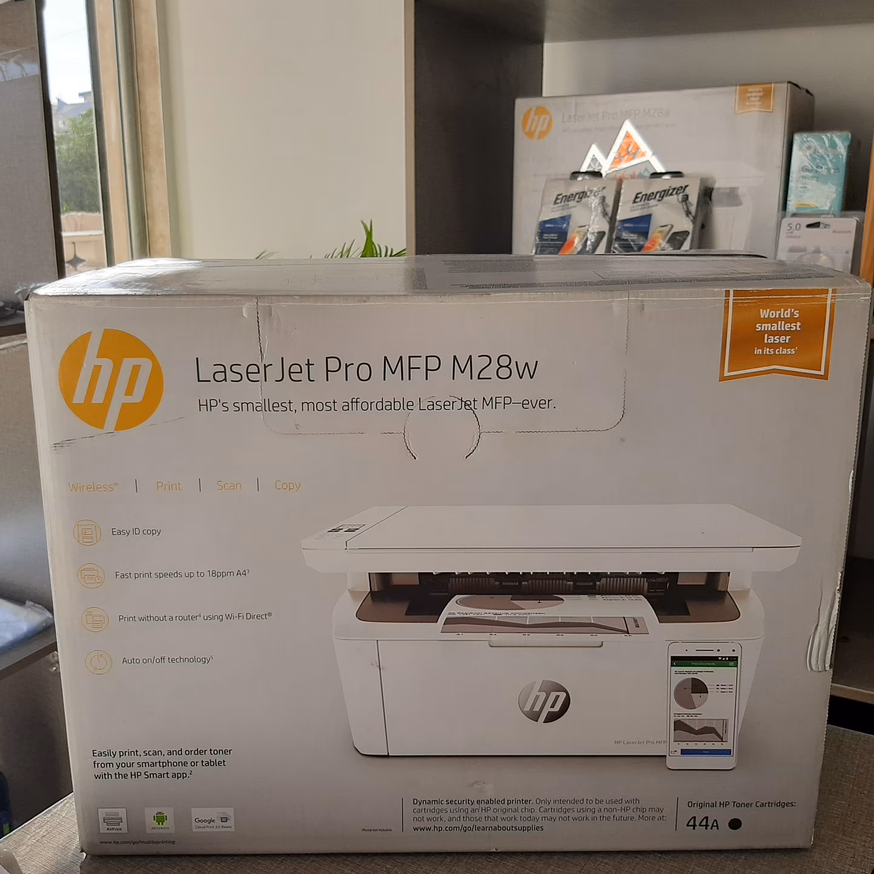 پرینتر لیزری وایفای  دار WiFi سه کاره اچ پی hpمدل 28w 