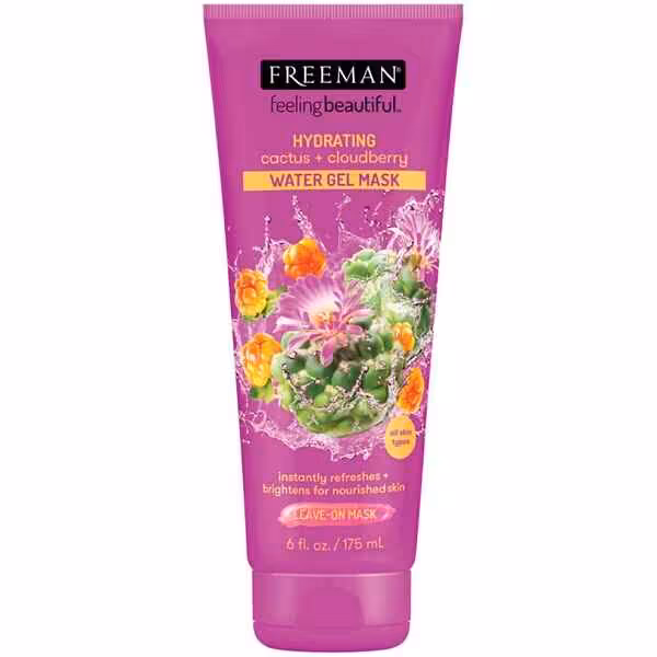 ماسک صورت فریمن FREEMAN مدل واتر ژل کاکتوس و کلادبری Cactus & Cloudberry