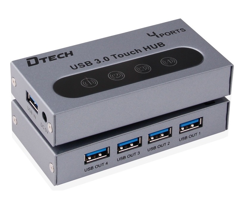 هاب یو اس بی 4 پورت دی تک مدل DT-8009