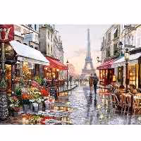 کیت نقاشی نگین Diamond سایز 40 در 30 سانتی متر طرح منظره زیبا اورجینال