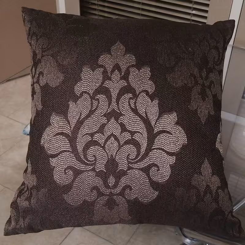 پارچه رویه کوسن 40 در 40 طرح گل دار ساده (پس کرایه)