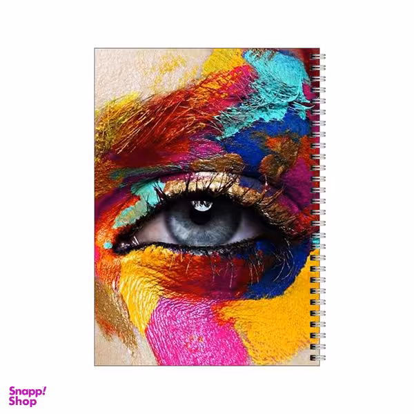 دفتر مشق 50 برگ بامبیلیپ طرح چشم و رنگ کد 1698800