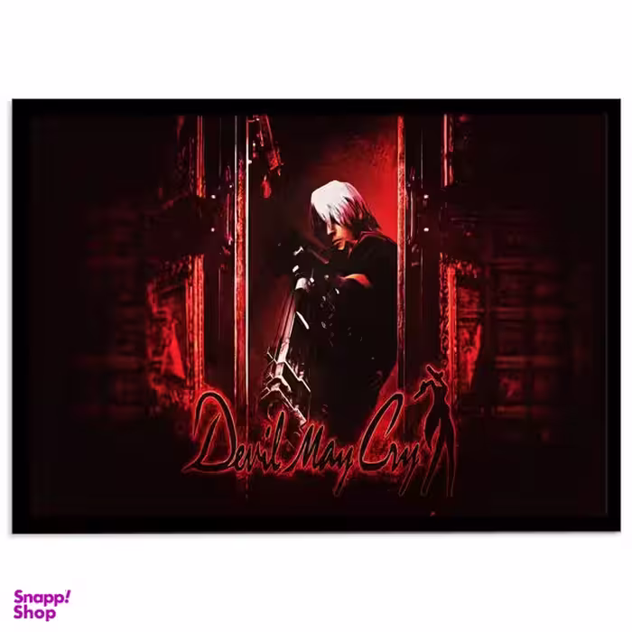 تابلو نوری بکلیت مدل طرح بازی گیم نت Devil May Cry مدل چراغدار B-s1397
