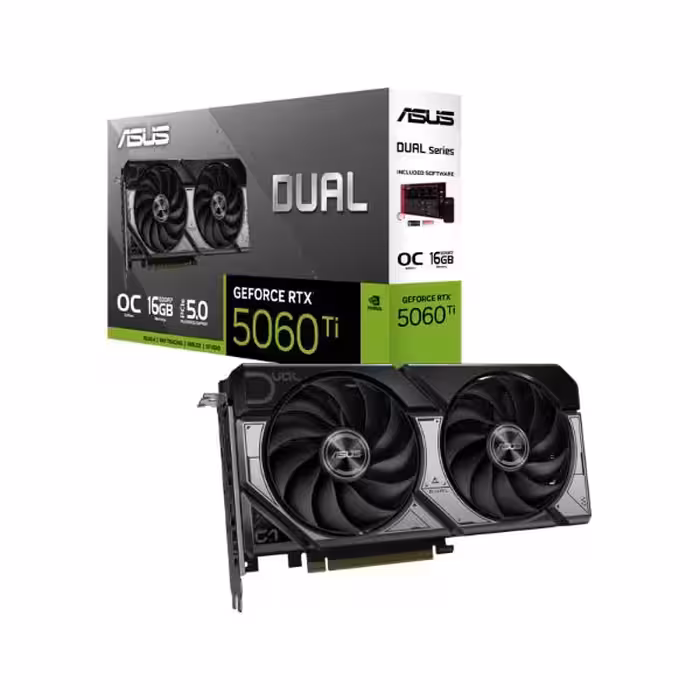 کارت گرافیک ایسوس ASUS Dual GeForce RTX 5060 TI 16GB GDDR7 OC Edition