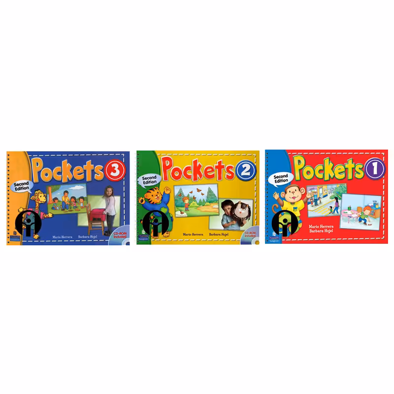  کتاب Pockets اثر Mario Herrera And Barbara Hojel انتشارات الوندپویان 3 جلدی