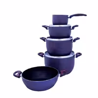 سرویس قابلمه 8 پارچه گرانیت کاسه ای کاسپین رویال