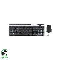 کیبورد و ماوس بی سیم گرین مدل GKM-505W