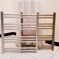 حوله خشک کن استیل در رنگهای کروم و طلایی براق سایز 50 دارای گارانتی ارسال به سراسر ایران