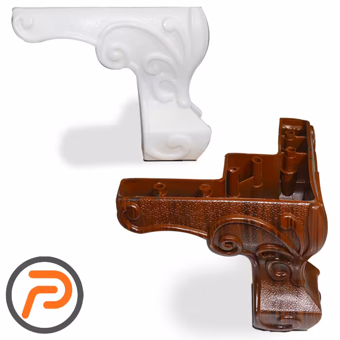 پایه پلاستیک پروانه 12 سانتیمتر