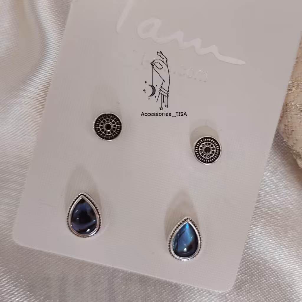 پک گوشواره میخی  2 تایی