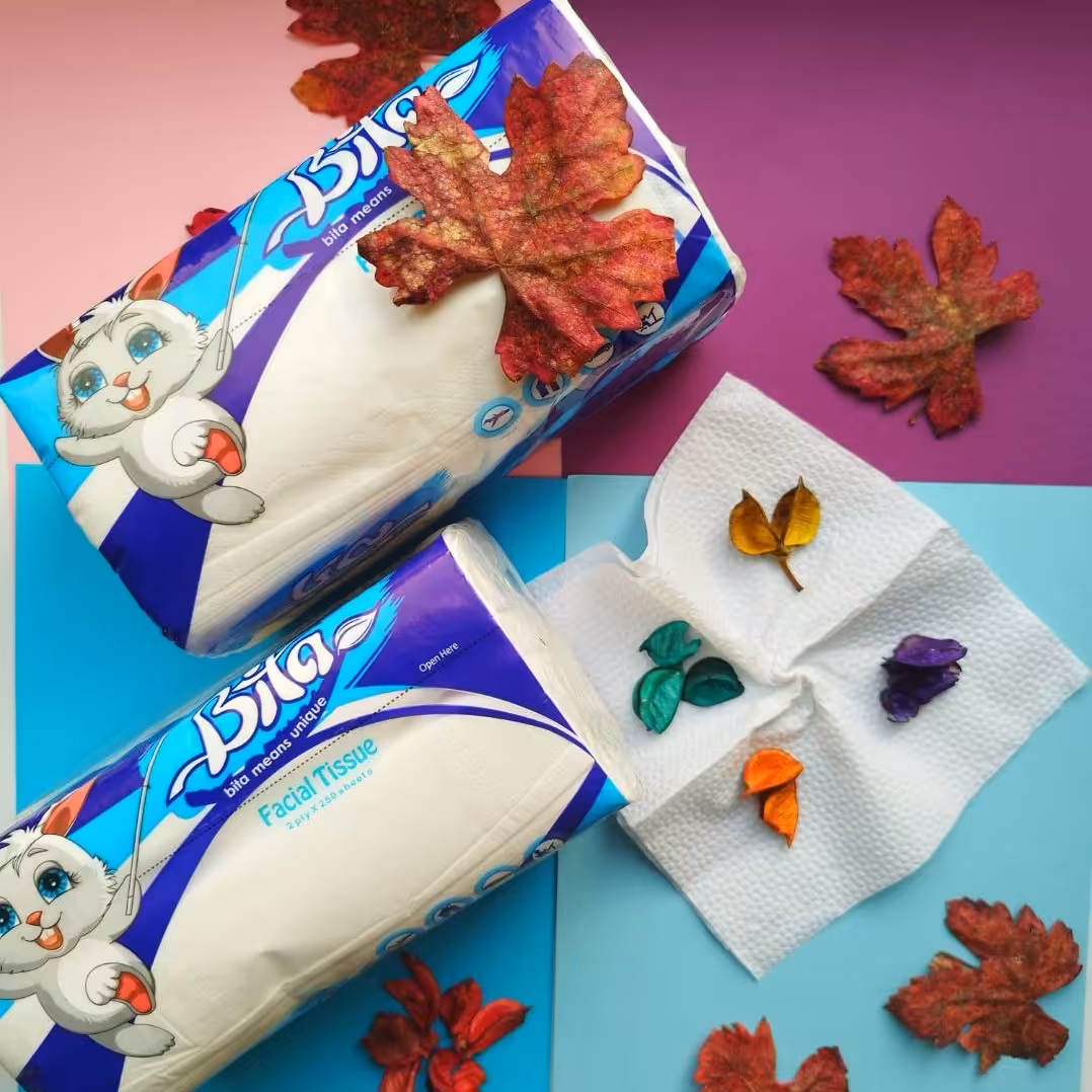  دستمال کاغذی بی تا طرح خرگوش 500برگ( 250 برگ دولا)