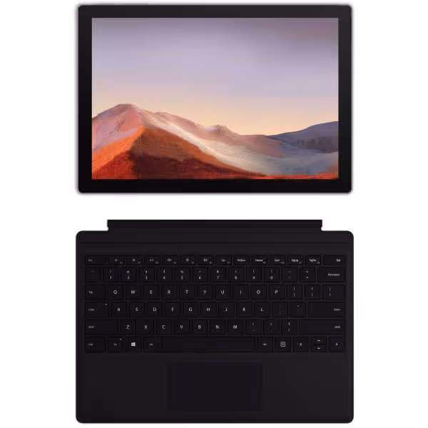 تبلت مایکروسافت مدل Surface Pro 7 Plus ظرفیت 1 ترابایت به همراه کیبورد Black Type Cover