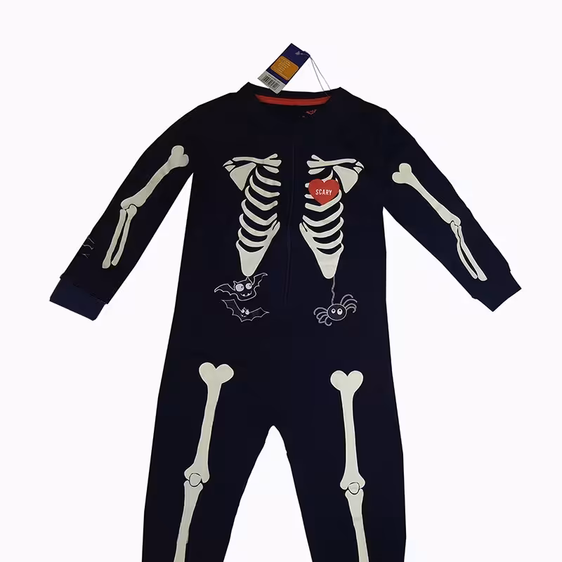 سرهمی بچه گانه لوپیلو آلمان مدل اسکلت scary شب نما